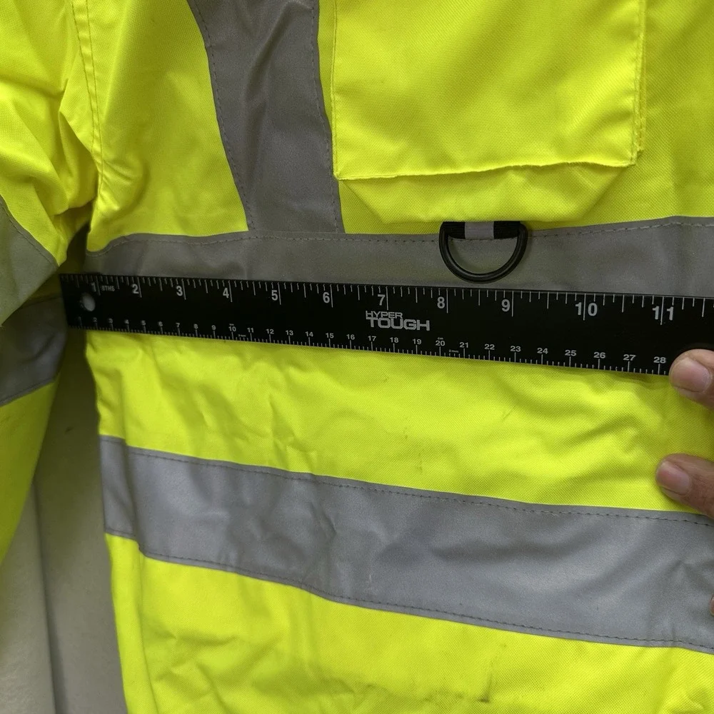 Game Hi Vis 6-in-1 Safety Jacket ANSI Reflective Waterproof Yellow Size L